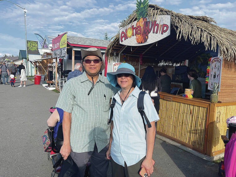 Les and Lawrene Char found a sweet reminder of home at the Alaska State Fair in Anchorage, where an Aloha Whip booth was selling Dole Whip. Their son Leland snapped the photo.