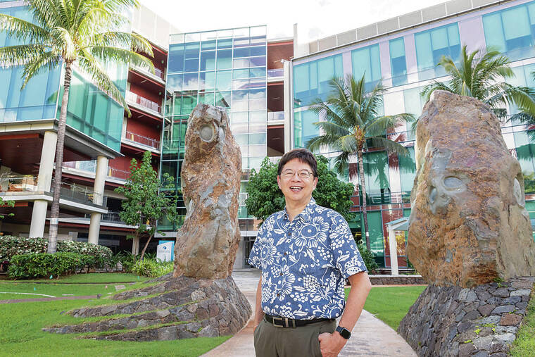 STAR ADVERTISER / OCT. 4
                                Dr. Naoto Ueno, director of the University of Hawaii Cancer Center, says the Ka ‘Umeke Lama partnership was established to raise the quality and consistency of cancer care in Hawaii and the Pacific. Ueno stands on the grounds of medical facility.